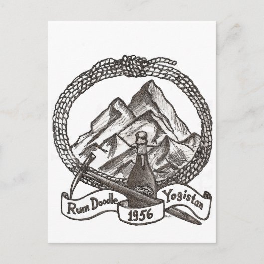 Rum Doodle Briefkaart (Voorkant)