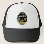 Rum Drinker Gift Trucker Pet (Voorkant)