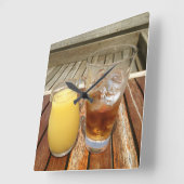 Rum en ananas vierkante klok (Hoek)