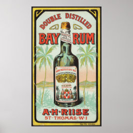 Rum flesje poster