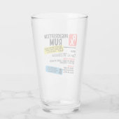 Rum-glas op maat glas (Achterkant)