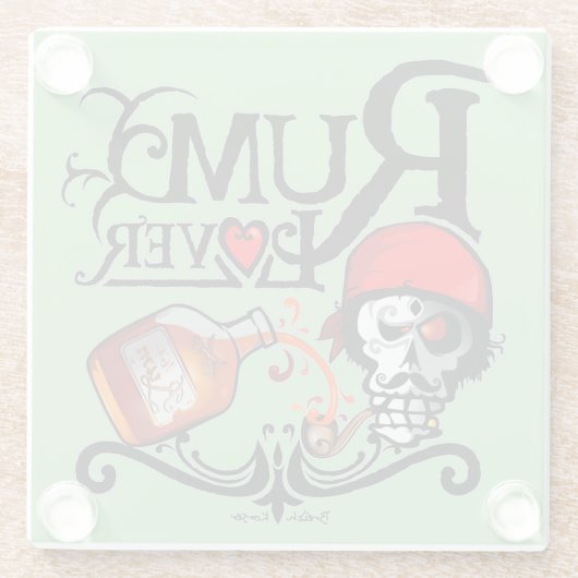 Rum Glazen Onderzetter (Achterkant)