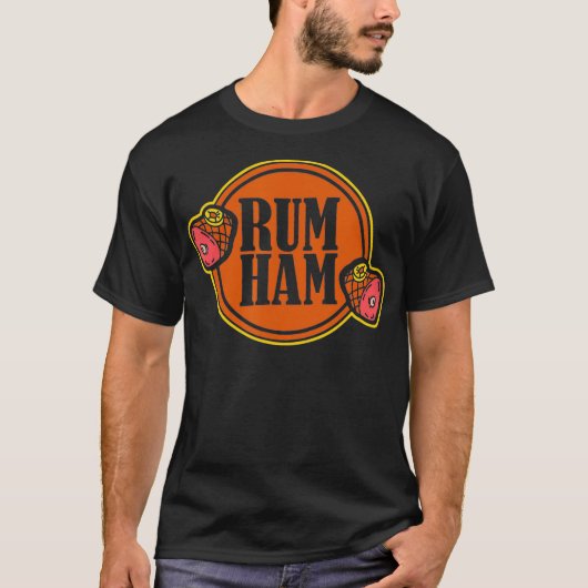 Rum Ham geïnjecteerd Vleestraditie Grill Party foo T-shirt (Voorkant)