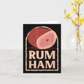 Rum Ham T I Funny Bbq S _2 Kaart (Gele Bloem)
