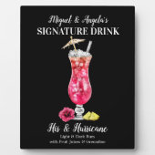 Rum Hurricane • PERSONALISEER deze handtekeningdra Fotoplaat (Voorkant)