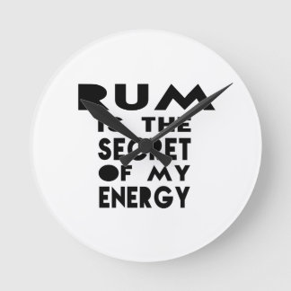 Rum is het geheim van mijn energie ronde klok