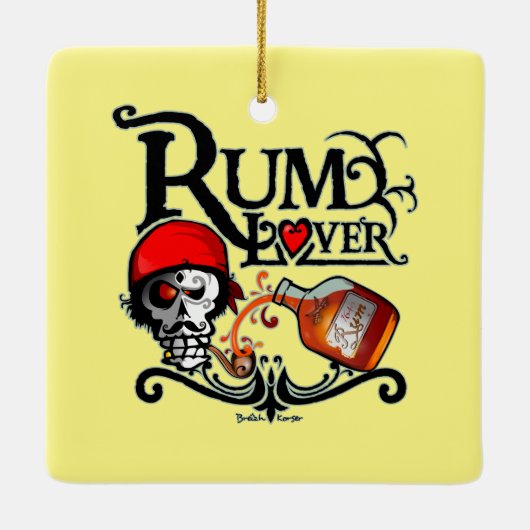 Rum Keramisch Ornament (Achterkant)