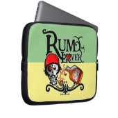 Rum liefhebber laptop sleeve (Voorkant Rechts)
