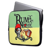 Rum liefhebber laptop sleeve (Voorkant Links)