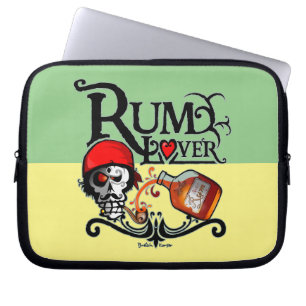 Rum liefhebber laptop sleeve