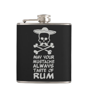 Rum Mustache maatkolf Heupfles