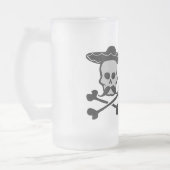 Rum Mustache mok - kies stijl, kleur (Links)