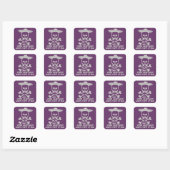 Rum Mustache stickers voor aangepaste kleuren (Vel)