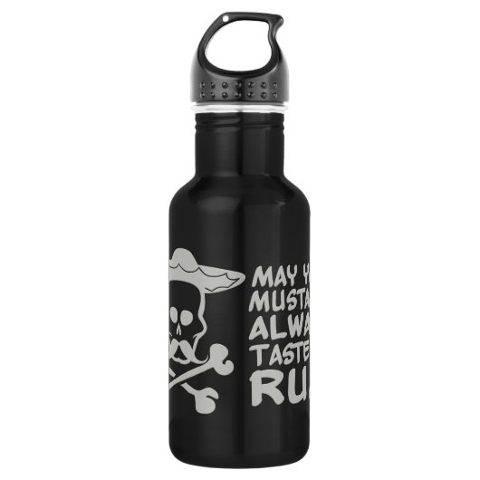 Rum Mustache Waterfles (Voorkant)