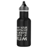 Rum Mustache Waterfles (Rechts)
