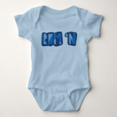 Rum 'n, Engels, Yorkshire Slang Bodysuit (Voorkant)