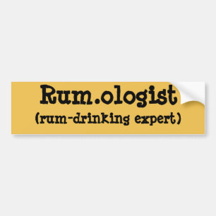 Rum.ologe Bumpersticker