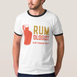 Rum ologist wijnliefhebber Mannen T-shirt
