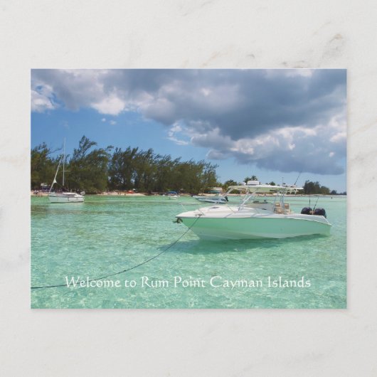 Rum Point Cayman Briefkaart (Voorkant)