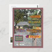 RUM POINT, GRAND CAYMAN EILANDEN BRIEFKAART (Voorkant / Achterkant)