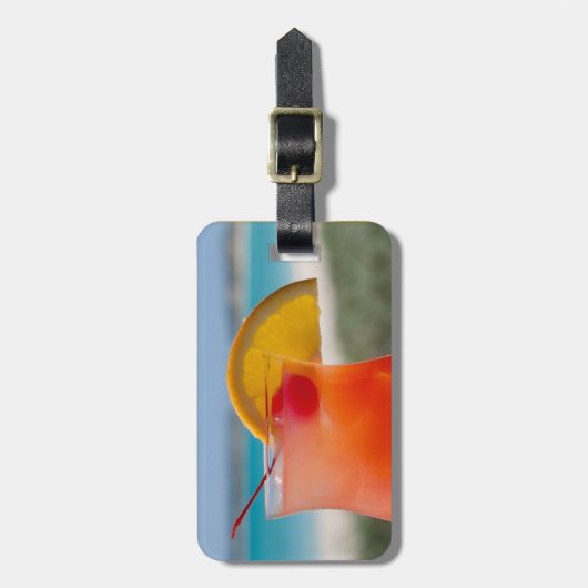 Rum Punch Bagagelabel (Voorkant verticaal)