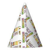 RUM PUNCH Cocktail Recipe Art Feesthoedjes (Achterkant)