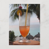 Rum Punch Drink Briefkaart (Voorkant)