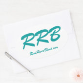 Rum River Blend Ovale Sticker (Envelop)