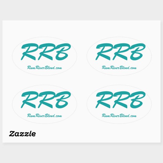 Rum River Blend Ovale Sticker (Vel)