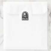 rum ronde sticker (Tas)