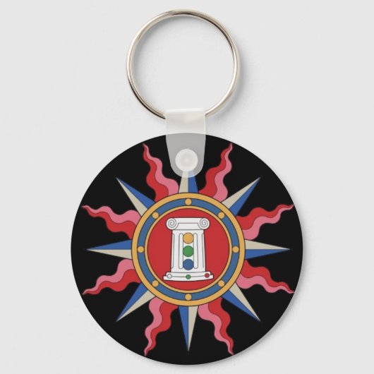 RUM Sleutelhanger met zwarte achtergrond (Achterkant)