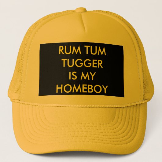 Rum Tugger is mijn Homeboy Trucker Pet (Voorkant)