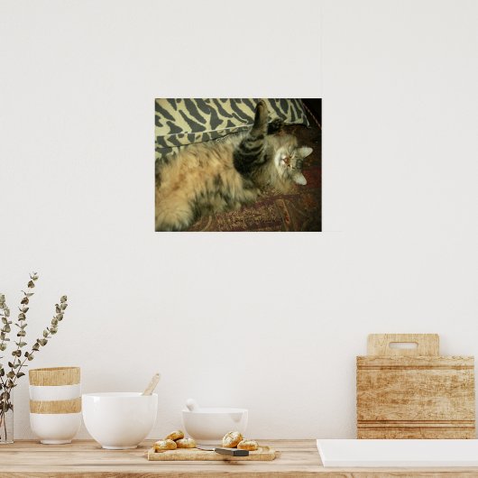 Rum Tum in ruststand Poster (Keuken)