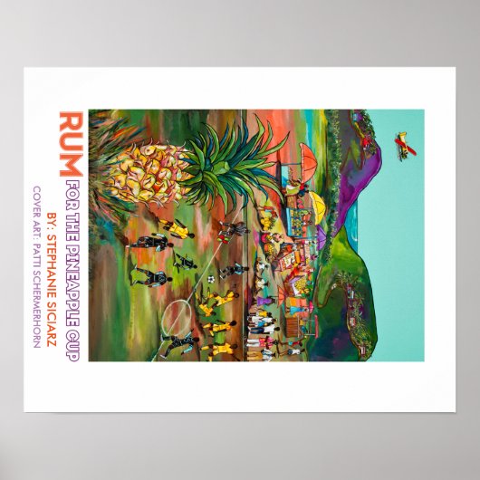 Rum voor de ananasbeker poster (Voorkant)