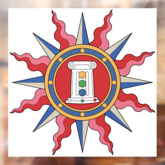 Rum Window Cling Raamsticker (Vel 2)