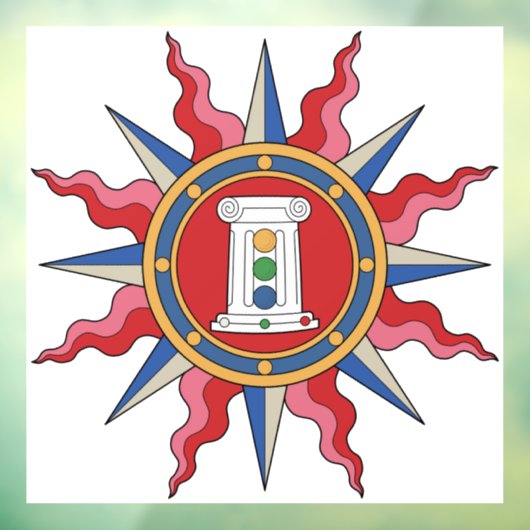 Rum Window Cling Raamsticker (Vel 3)