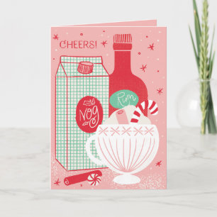 Rumbelievable Holiday Cheers Gevouwen Wenskaart Kaart