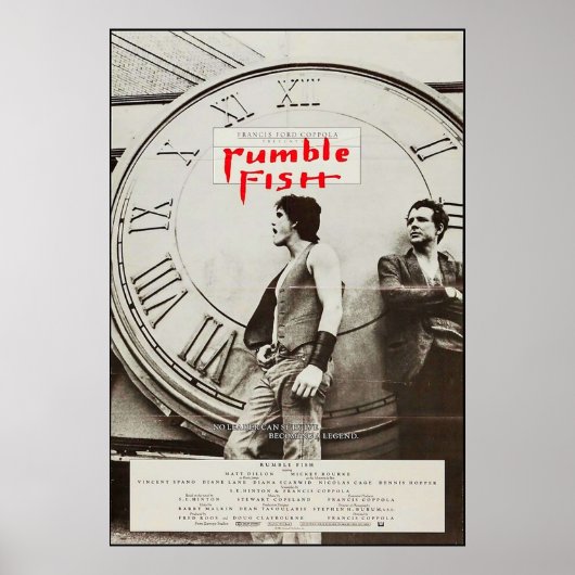 Rumble Fish 1983 Poster (Voorkant)