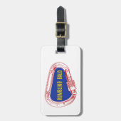 Rumbling Bald Climmer Carabiner Bagagelabel (Voorkant verticaal)