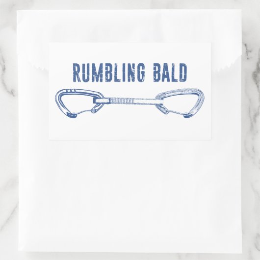 Rumbling Bald Klim Quickdraw Rechthoekige Sticker (Tas)