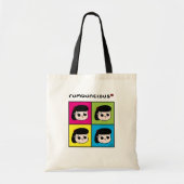 rumbuncious™ Rumi Pop Art Tote Bag (Voorkant)