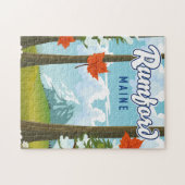 Rumford Maine-reisposter Briefkaart Legpuzzel (Horizontaal)