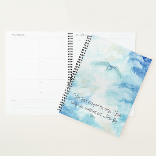 Rumi Artistic Sky Snowy Owl Planner (Display)