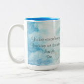 Rumi Artistic Snowy Owl Two-Tone Coffee Mok (Links)