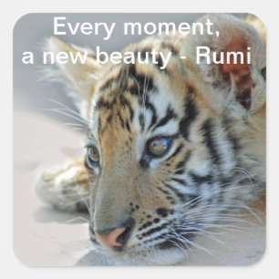 Rumi Beauty Vierkante Sticker