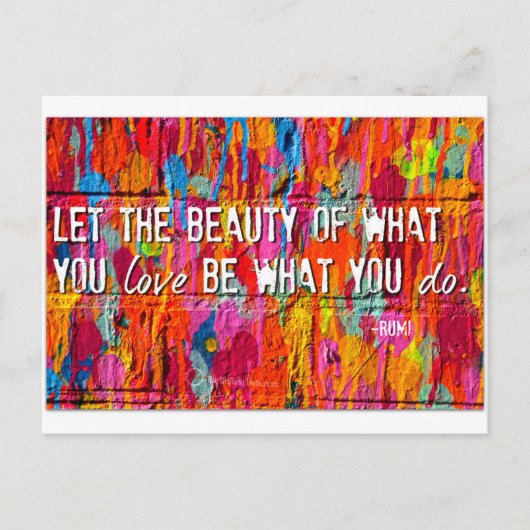 Rumi Briefkaart (Voorkant)