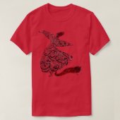 Rumi Calligraphy Red T-shirt (Design voorkant)