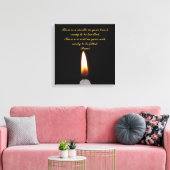Rumi Candle in het hart Canvas Afdruk (Insitu (Woonkamer))