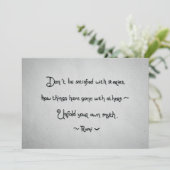 Rumi Citaat Wenskaart Kaart (Staand voorkant)