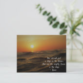 Rumi citeert over het leven. Je bent niet zomaar e Briefkaart (Staand voorkant)